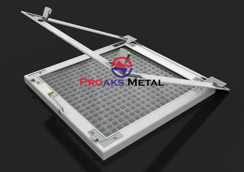 kare petekli müdahale kapağı